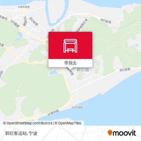 郭巨客运站地图