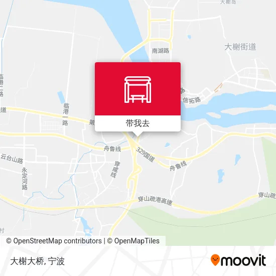 大榭大桥地图