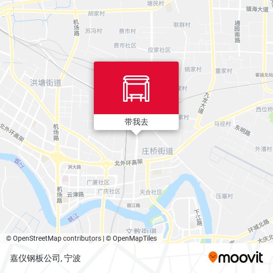 嘉仪钢板公司地图