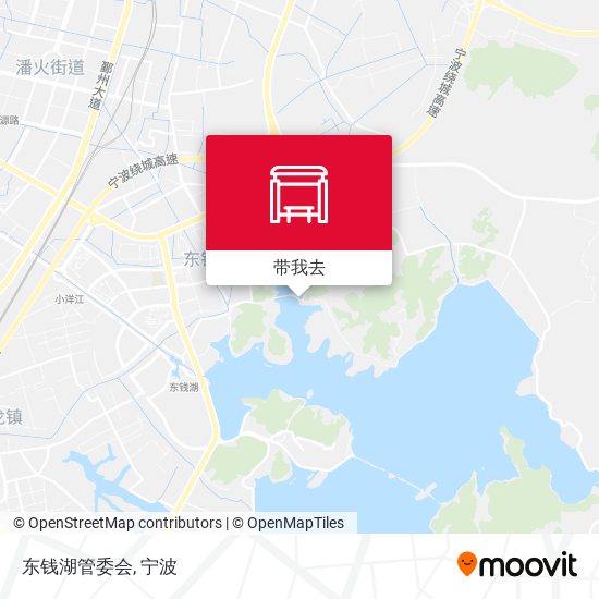 东钱湖管委会地图