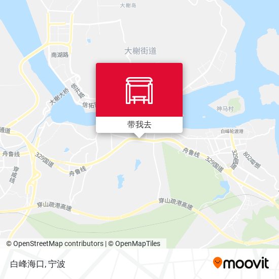 白峰海口地图