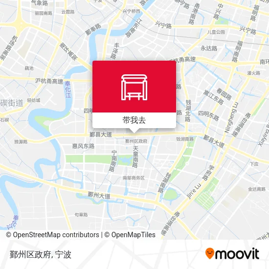 鄞州区政府地图