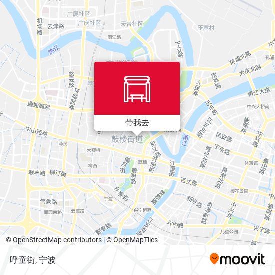 呼童街地图
