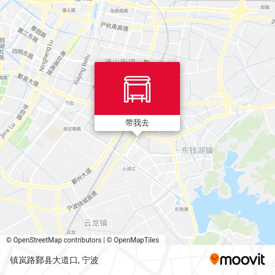 镇岚路鄞县大道口地图