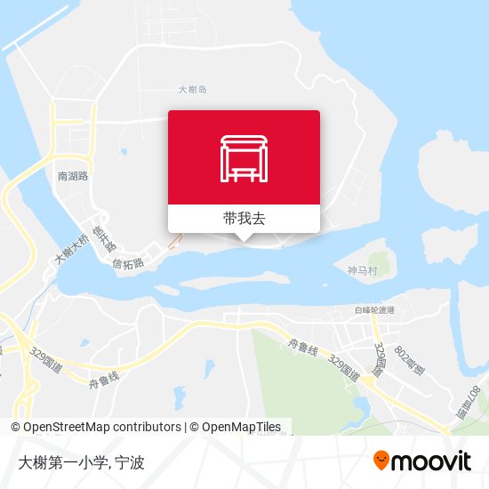 大榭第一小学地图