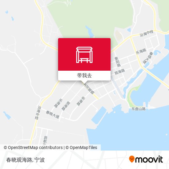 春晓观海路地图