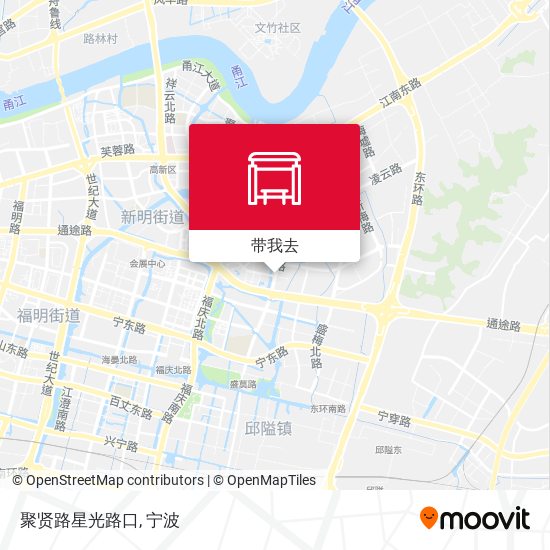 聚贤路星光路口地图