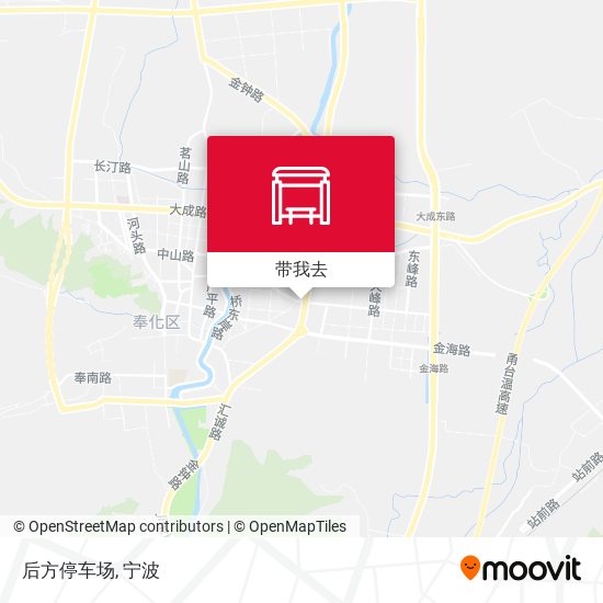 后方停车场地图