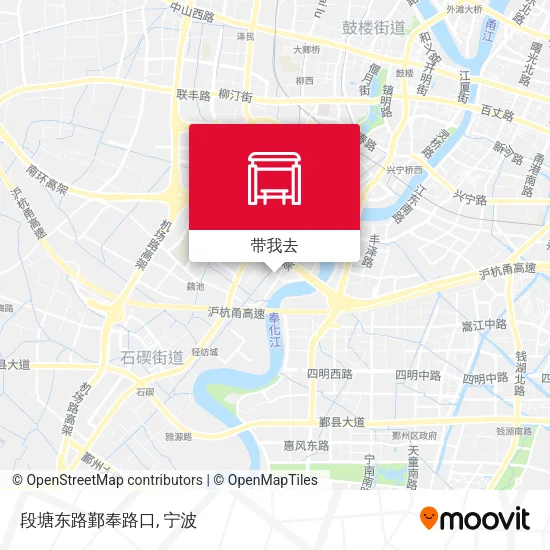 段塘东路鄞奉路口地图