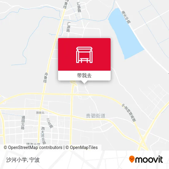 沙河小学地图
