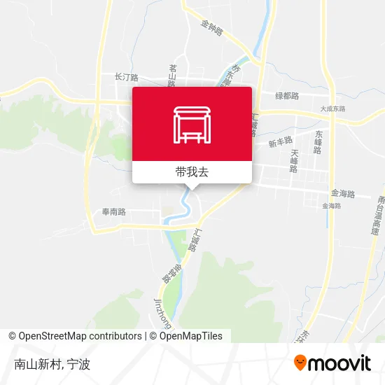 南山新村地图