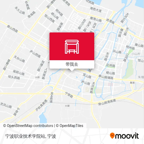 宁波职业技术学院站地图