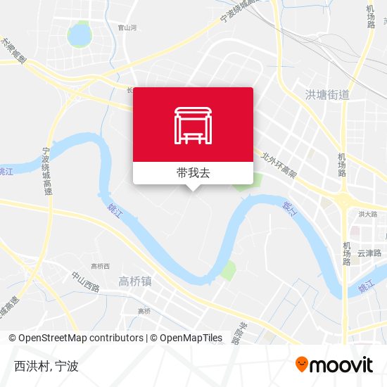 西洪村地图