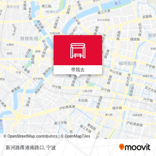 新河路甬港南路口地图