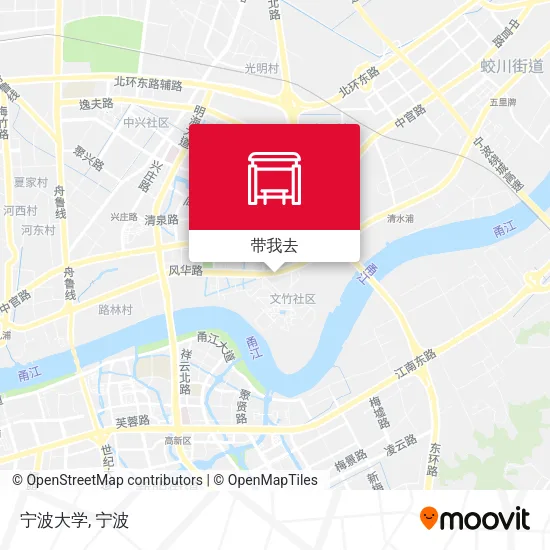 宁波大学地图