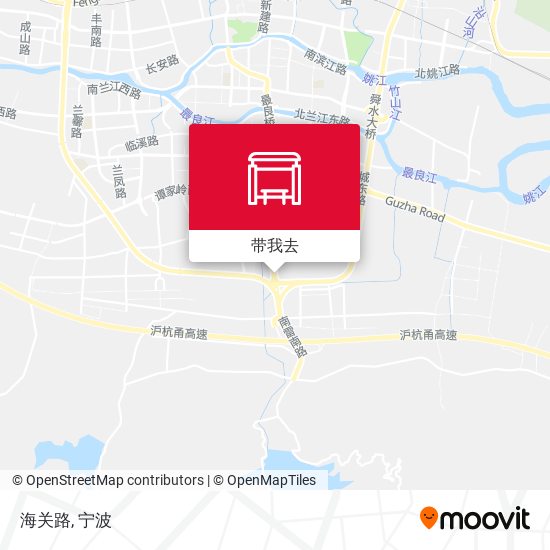 海关路地图