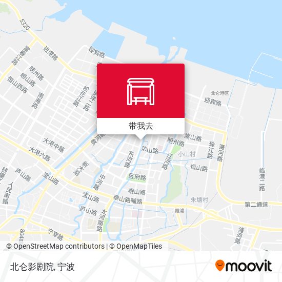 北仑影剧院地图