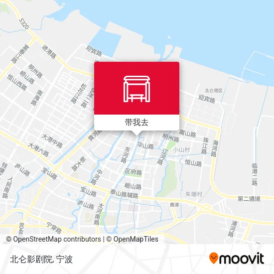 北仑影剧院地图