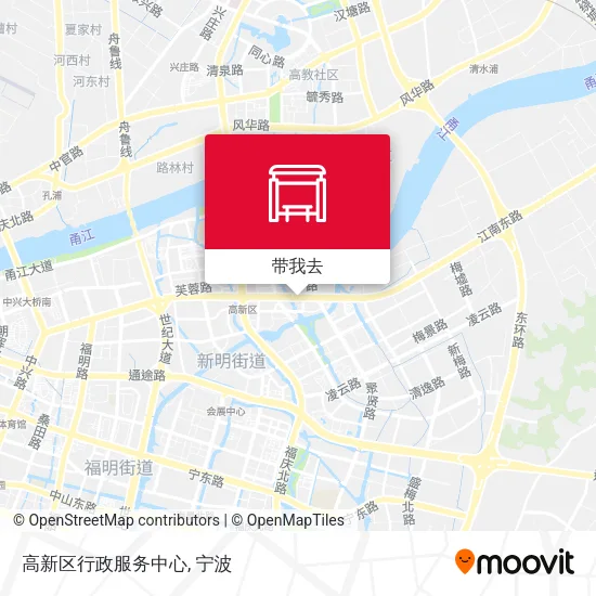 高新区行政服务中心地图