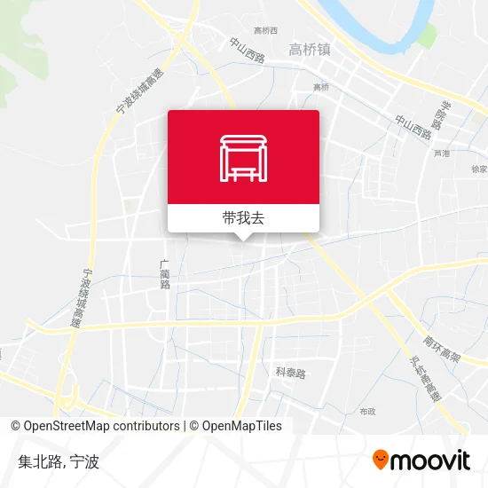 集北路地图