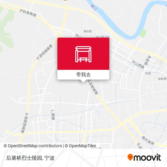后屠桥烈士陵园地图
