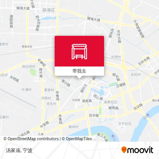 汤家庙地图