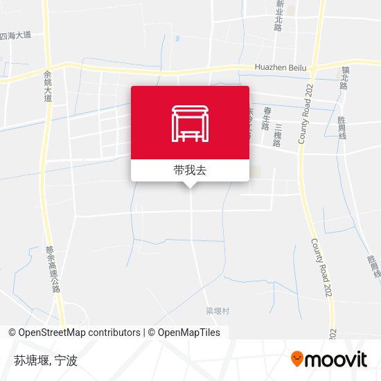 荪塘堰地图