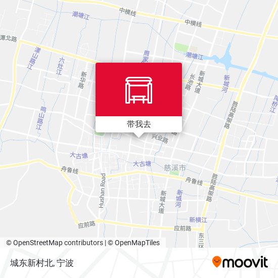 城东新村北地图