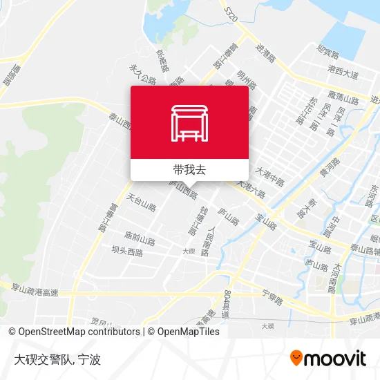 大碶交警队地图