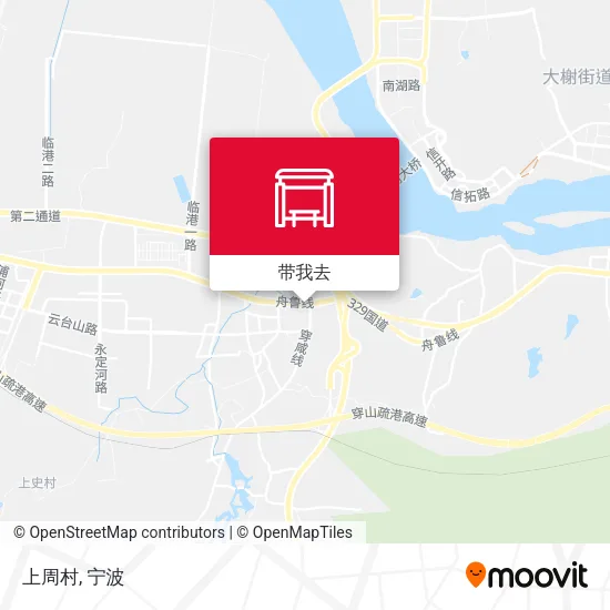 上周村地图
