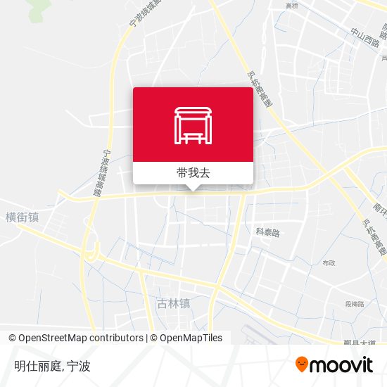 明仕丽庭地图