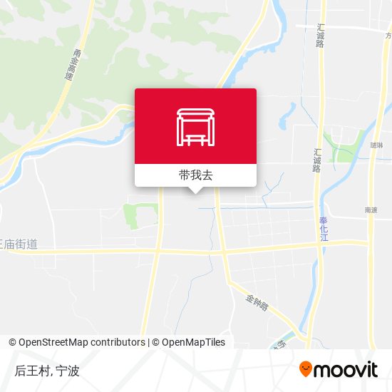 后王村地图