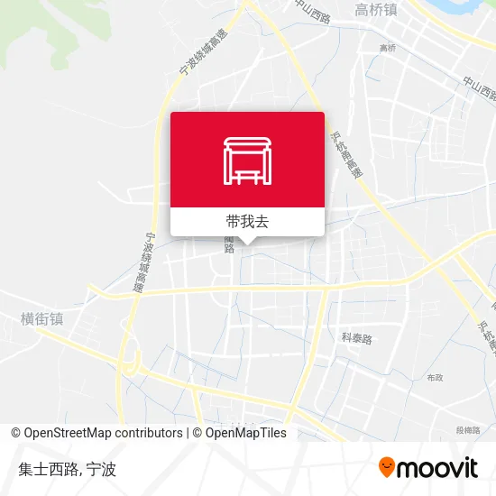 集士西路地图