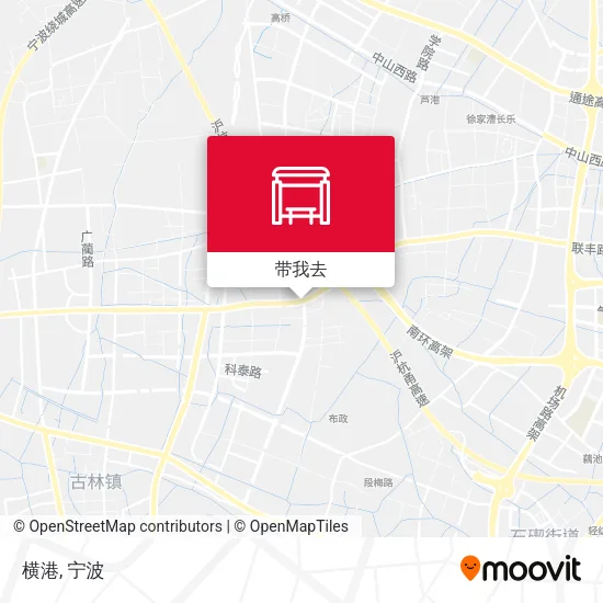 横港地图