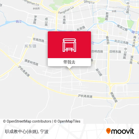 职成教中心(余姚)地图