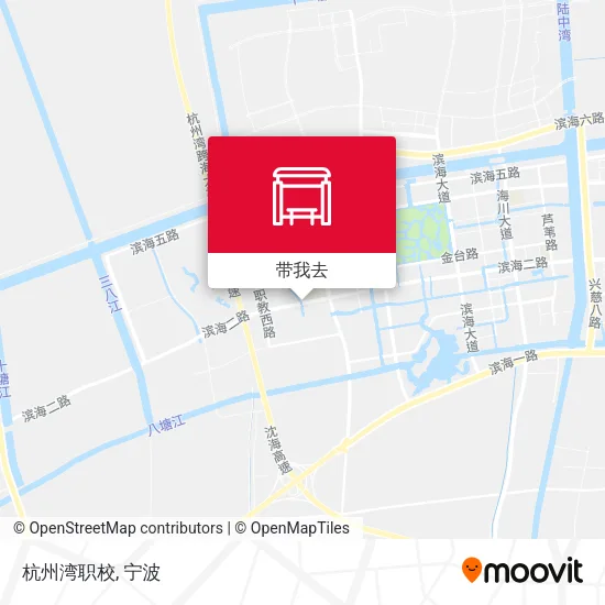 杭州湾职校地图