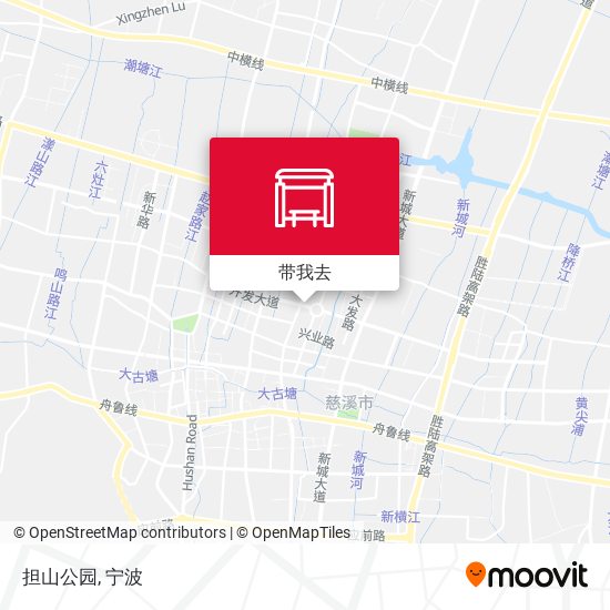 担山公园地图