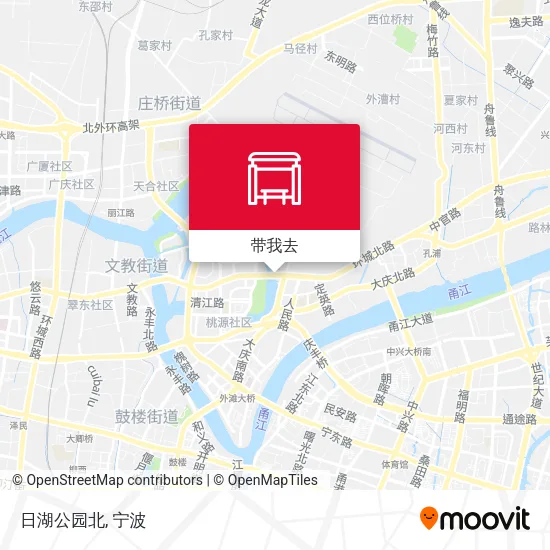 日湖公园北地图