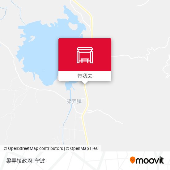 梁弄镇政府地图