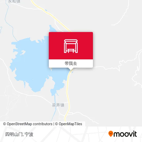四明山门地图
