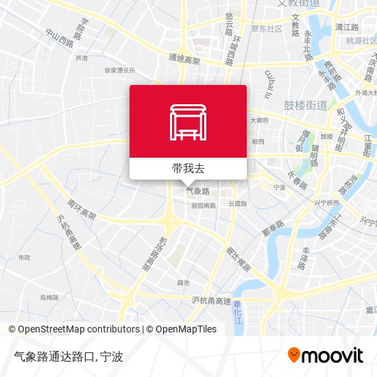 气象路通达路口地图