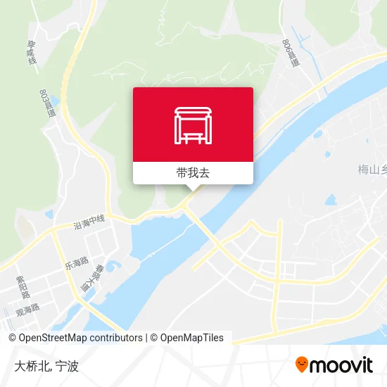 大桥北地图