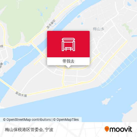 梅山保税港区管委会地图