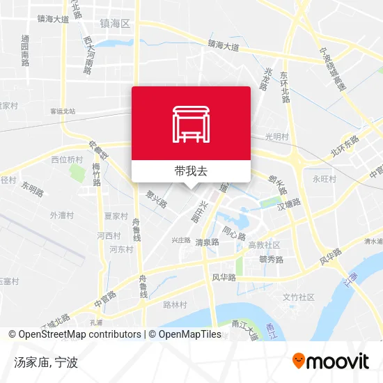 汤家庙地图