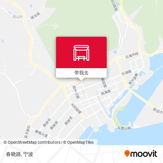 春晓路地图