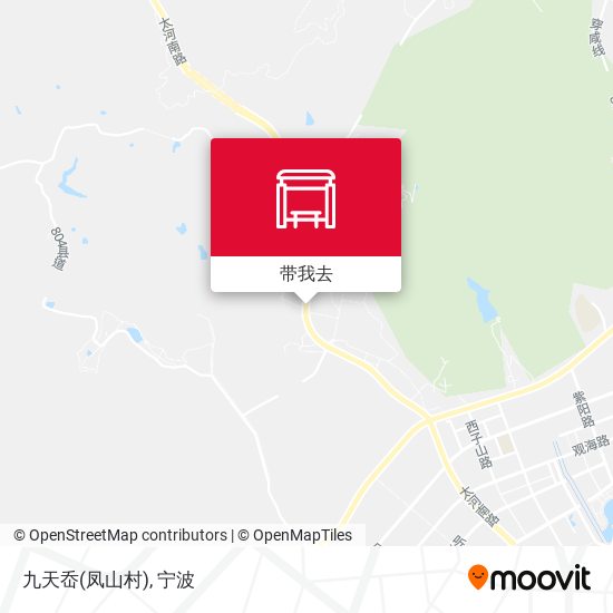 九天岙(凤山村)地图