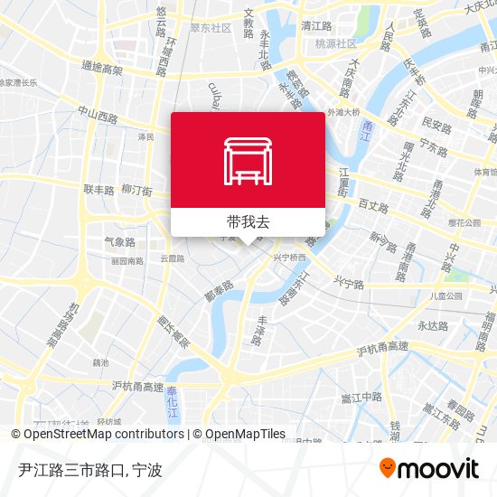 尹江路三市路口地图