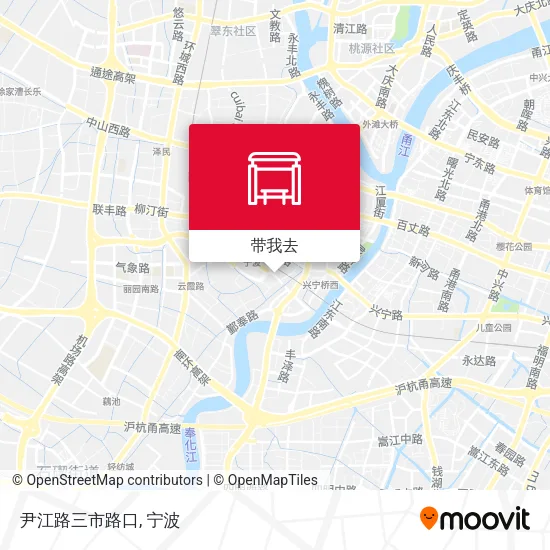 尹江路三市路口地图