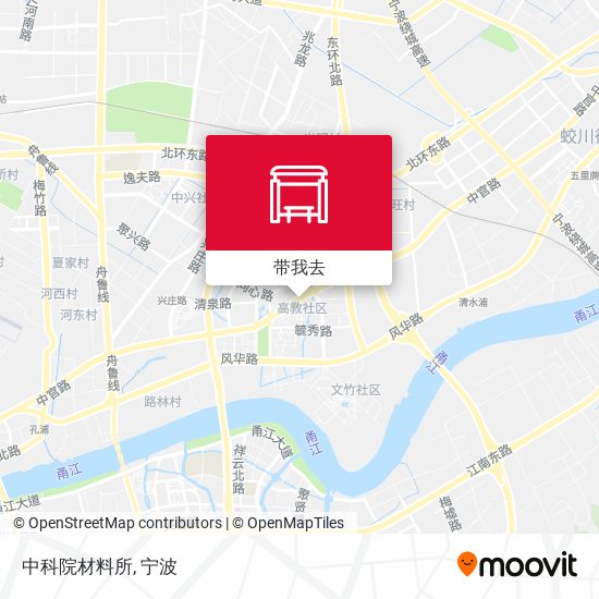中科院材料所地图