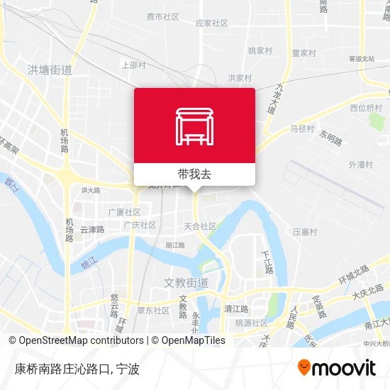 康桥南路庄沁路口地图